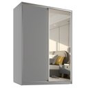 Ver imagem 2 de Guarda-roupa Solteiro com Espelho Belluno