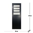 Ver imagem 4 de Porta Basculante Lambril Linha Veneza 210x80 Abertura Esquerda