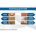 Ver imagem 2 de Rack Bancada C/ Painel P/ Tv até 75 Pol Maragogi/holanda Ripado 4 Portas 230x220cm Salvia/cinamomo