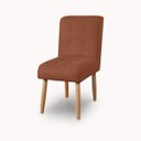 Ver imagem 1 de Cadeira Confortavel Jantar Luna Suede Terracota para Quarto Sala Recepção.
