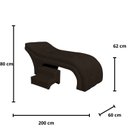 Ver imagem 5 de Maca Estofada Estética Botonê 60 Cm Sobrancelha Cilios Cor:marrom
