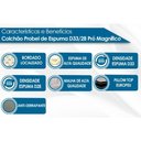 Ver imagem 3 de Cama Box King: Colchão Magnético Probel D33 Pró Magnífico Foam C/ Vibro Massagem + Base Crc
