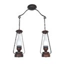 Ver imagem 1 de Pendente Lampião Envelhecido 2 Lâmpadas 882e