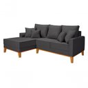 Ver imagem 4 de Sofá Living Beny com Chaise para Sala de Estar Confortável Império Grafite 199
