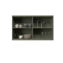 Ver imagem 7 de Armário Aéreo 120cm 2 Portas com Vidro Moldurado Cozinha Sevilha