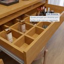 Ver imagem 5 de Penteadeira Camarim 100% MDF 5 Gavetas Munique