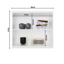 Ver imagem 5 de Armário Aéreo 80cm 2 Portas 100% MDF Cozinha Sevilha Herval Branco