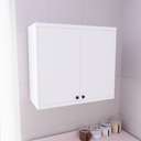Ver imagem 1 de Armário Aéreo 80cm 2 Portas 100% MDF Cozinha Sevilha Herval Branco