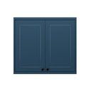 Ver imagem 3 de Armário Aéreo 80cm 2 Portas 100% MDF Cozinha Sevilha Herval Azul