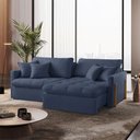 Ver imagem 6 de Sofá Cama Retrátil e Reclinável Lisboa 200cm Braço 10cm Meu Sofá Online