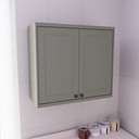 Ver imagem 1 de Armário Aéreo 80cm 2 Portas 100% MDF Cozinha Sevilha Herval Verde
