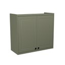 Ver imagem 3 de Armário Aéreo 80cm 2 Portas 100% MDF Cozinha Sevilha Herval Verde