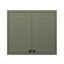 Ver imagem 7 de Armário Aéreo 80cm 2 Portas 100% MDF Cozinha Sevilha Herval Verde
