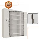 Ver imagem 7 de Guarda Roupa Casal Modulado Versa em MDF 6 Portas com 15 Prateleiras