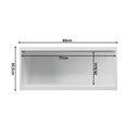 Ver imagem 5 de Armário Aéreo Basculante 80cm 100% MDF Cozinha Sevilha Branco