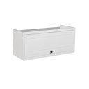 Ver imagem 3 de Armário Aéreo Basculante 80cm 100% MDF Cozinha Sevilha Branco