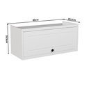 Ver imagem 4 de Armário Aéreo Basculante 80cm 100% MDF Cozinha Sevilha Branco