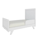 Ver imagem 2 de Berço Peroba Retrô Americano Branco Vira Mini Cama Infantil