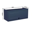 Ver imagem 4 de Armário Aéreo Basculante 80cm 100% MDF Cozinha Sevilha Azul