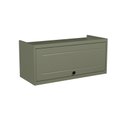 Ver imagem 3 de Armário Aéreo Basculante 80cm 100% MDF Cozinha Sevilha Verde