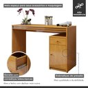 Ver imagem 4 de Penteadeira 1 Porta 1 Gaveta 100% MDF Sem Espelho Charlotte