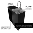 Ver imagem 4 de Pia de Cozinha Balcão Pressurizada Bivolt Preta - Ultra Móveis