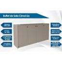 Ver mais imagens de Aparador Sala Lia c/4 Portas 152cm Cinamomo Cimol