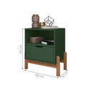 Ver imagem 5 de Mesa de Cabeceira Nice Verde Oliva