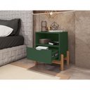 Ver imagem 3 de Mesa de Cabeceira Nice Verde Oliva