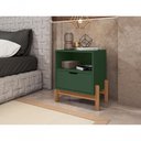 Ver imagem 2 de Mesa de Cabeceira Nice Verde Oliva
