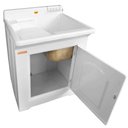 Ver imagem 3 de Gabinete Tanque Lavar Roupas 50l Cinza em Fibra Stilofibras