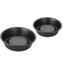 Ver imagem 1 de Kit de Formas Redonda para Bolo Piscina 2 Peças Conjunto Assadeiras para Bolo Ballerine Antiaderente