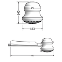 Ver imagem 4 de Ducha Loren Bello Branco 220v/5500w - Lorenzetti