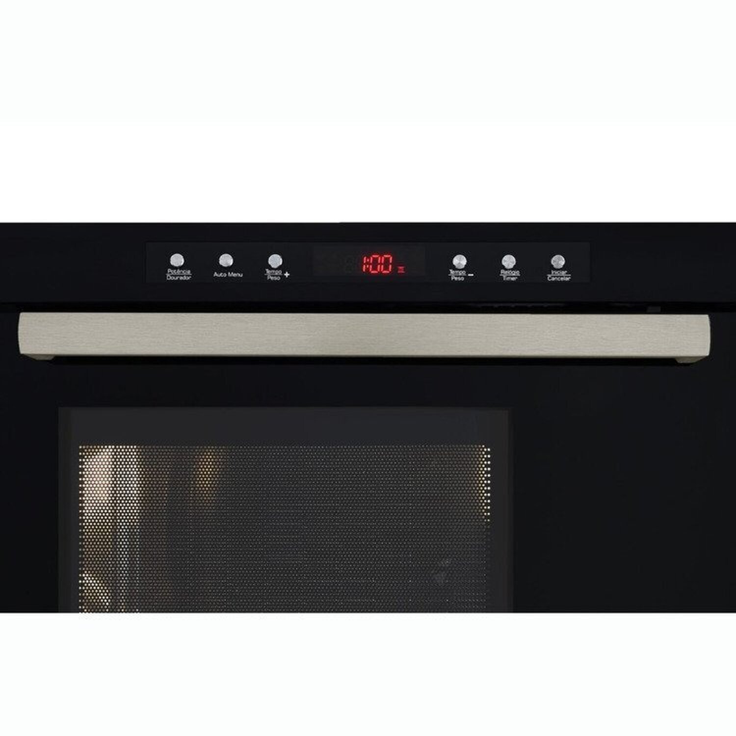 Conjunto de Embutir Fischer com Forno Elétrico 50l com Air Fryer + Micro-ondas 25l com Dourador + Cooktop 5 Bocas Tripla Chama Linha Infinity 220v - 19