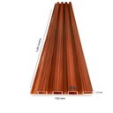 Ver imagem 2 de Painel Ripado de PVC em Placa 1,00mx0,15m (7 Placas = 1m²) com 2 Acabamentos em L de 1,05m Bariri