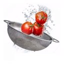 Ver imagem 6 de Escorredor Inox Macarrao Massa Legumes Fruta Verdura Salada Versatil Preparo Cozinha Residencial com