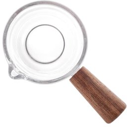 5 Molheiras Lyor de Vidro 100ml Cabo de Bambu Restaurante Cremeira Caldas Molhos - 3