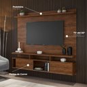 Ver imagem 2 de Painel Suspenso Para Tv Até 55" Supreme Imbuia Viero Imbuia