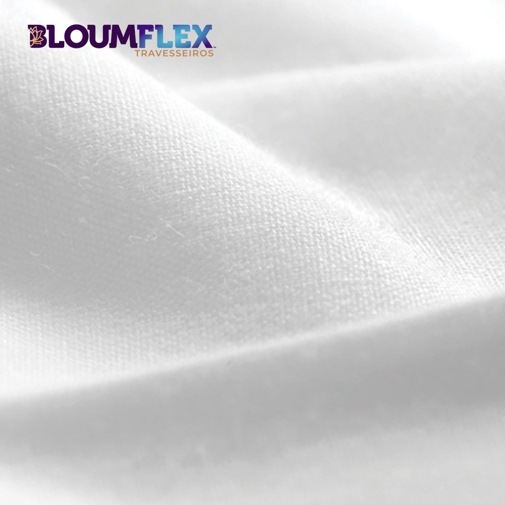 Kit 3 Travesseiros Látex Prime Flocos - Bloumflex - 3