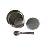 Pote Térmico Marmita Thermos Comida Andes Cinza Colher 470ml - 3