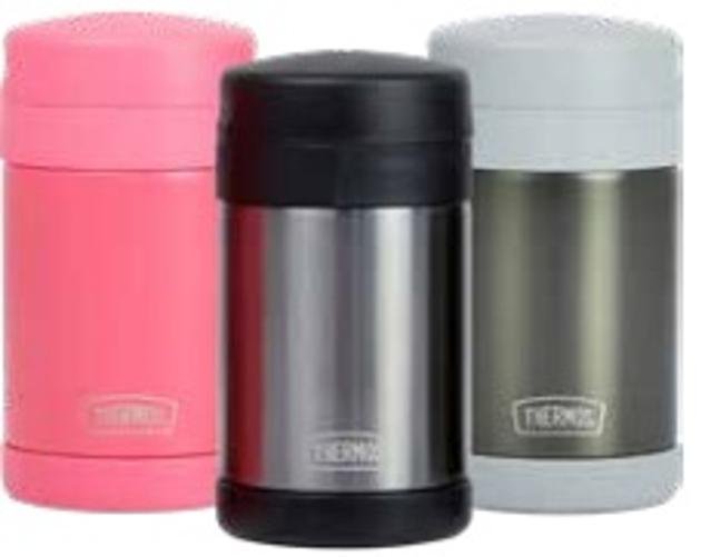 Pote Térmico Marmita Thermos Comida Andes Cinza Colher 470ml - 4