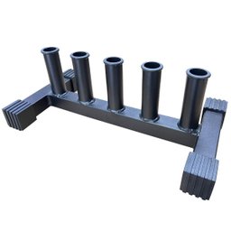 Suporte de Barra Slim Iron Force - 5 Barras - 2,2m - Preto - 1