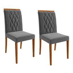 Mesa para Sala de Jantar Helena 210 X 100 Cm e 8 Cadeiras Juliana Cimol Nature/off White/madeira/jol - 4