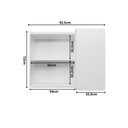 Ver imagem 5 de Armário Aéreo de Canto 100% MDF Cozinha Sevilha Branco