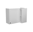 Ver imagem 3 de Armário Aéreo de Canto 100% MDF Cozinha Sevilha Branco