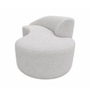 Ver imagem 2 de Sofá de Canto Mavie 3 Lugares com Chaise 230cm Cinza Bouclé Sallar Home