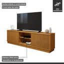 Ver imagem 3 de Rack para Tv de até 75 Polegadas 2 Portas 2 Nichos Burgos