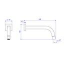 Ver imagem 3 de Torneira Deca Tube 1178.C.TUB de Parede Cromada