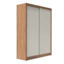 Ver mais imagens de Guarda-Roupa Casal 2 Portas Correr Montclair 100% MDF 4 Gavetas Portas Dupla Face