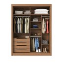 Ver imagem 5 de Guarda-Roupa Casal 2 Portas Correr Montclair 100% MDF 4 Gavetas Portas Dupla Face